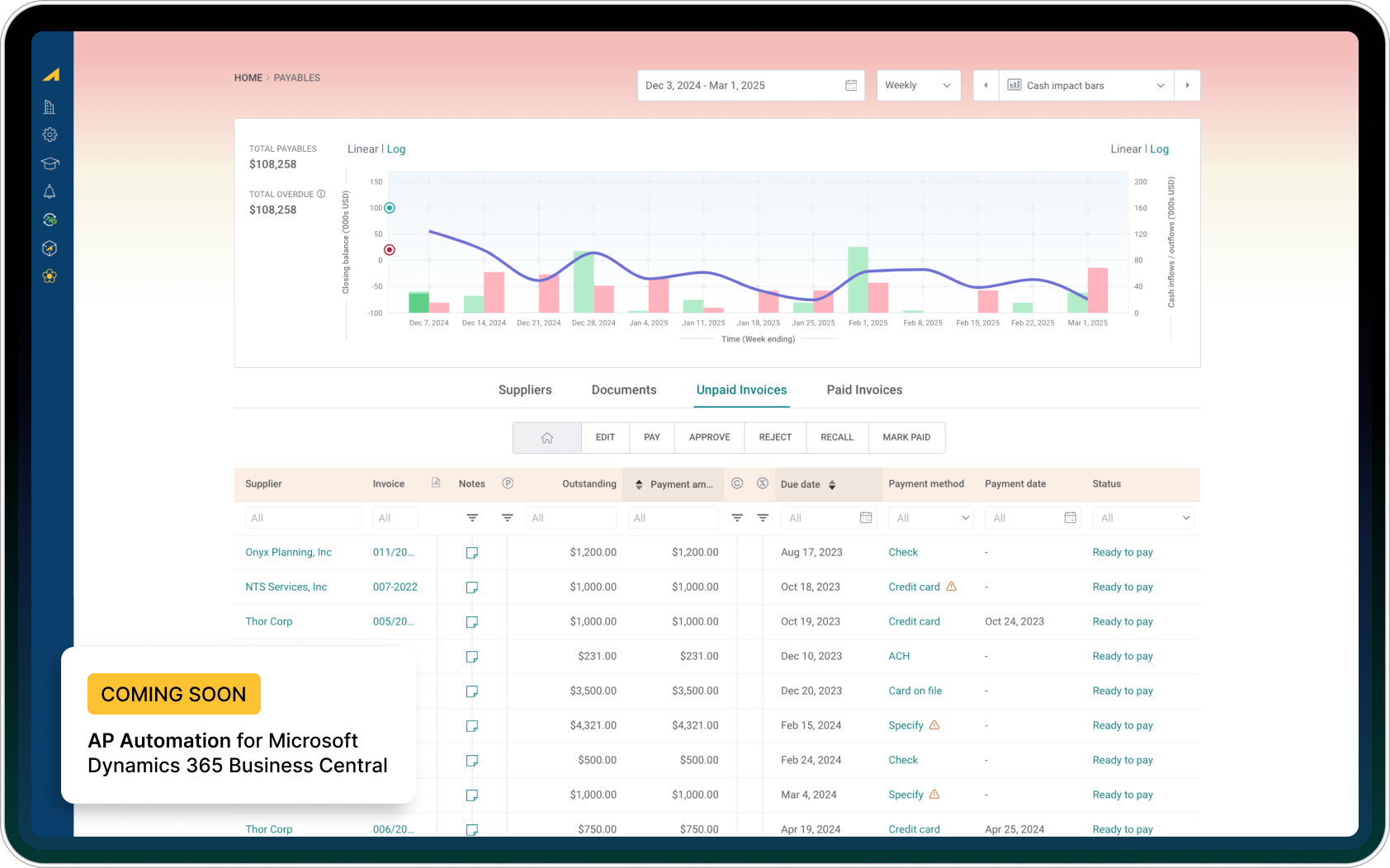 AP Automation for Microsoft Dynamics 365 Business Central